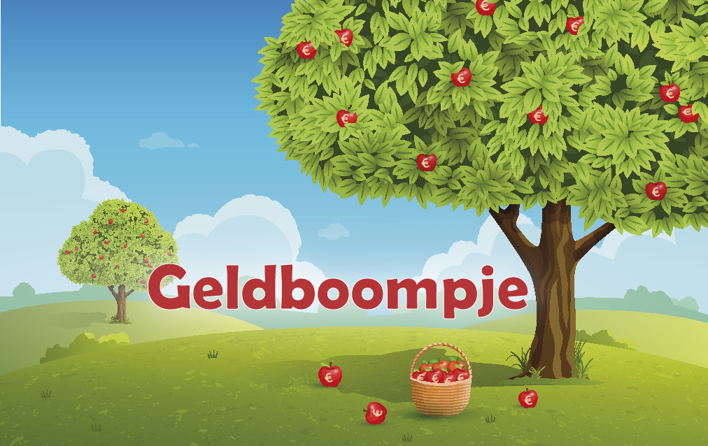 Geldboompje voorkant